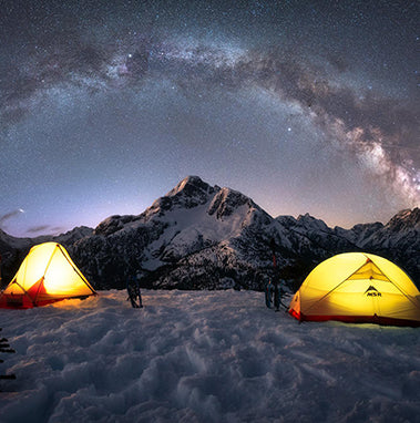 Camping in Mountain with Friends