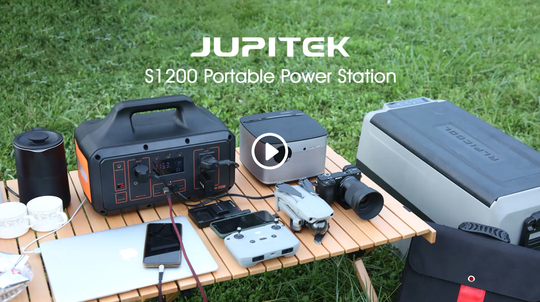 JUPITEK Portable Power Station S1200, 1228Wh LiFePo4 Battery – Coofly Power