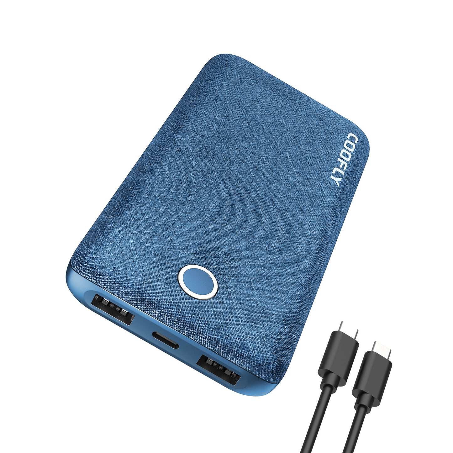 COOFLY P176D Type-C In&Out 10000mAh Power Bank, 20W Fast  Charging