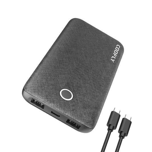 COOFLY P176D Type-C In&Out 10000mAh Power Bank, 20W Fast  Charging