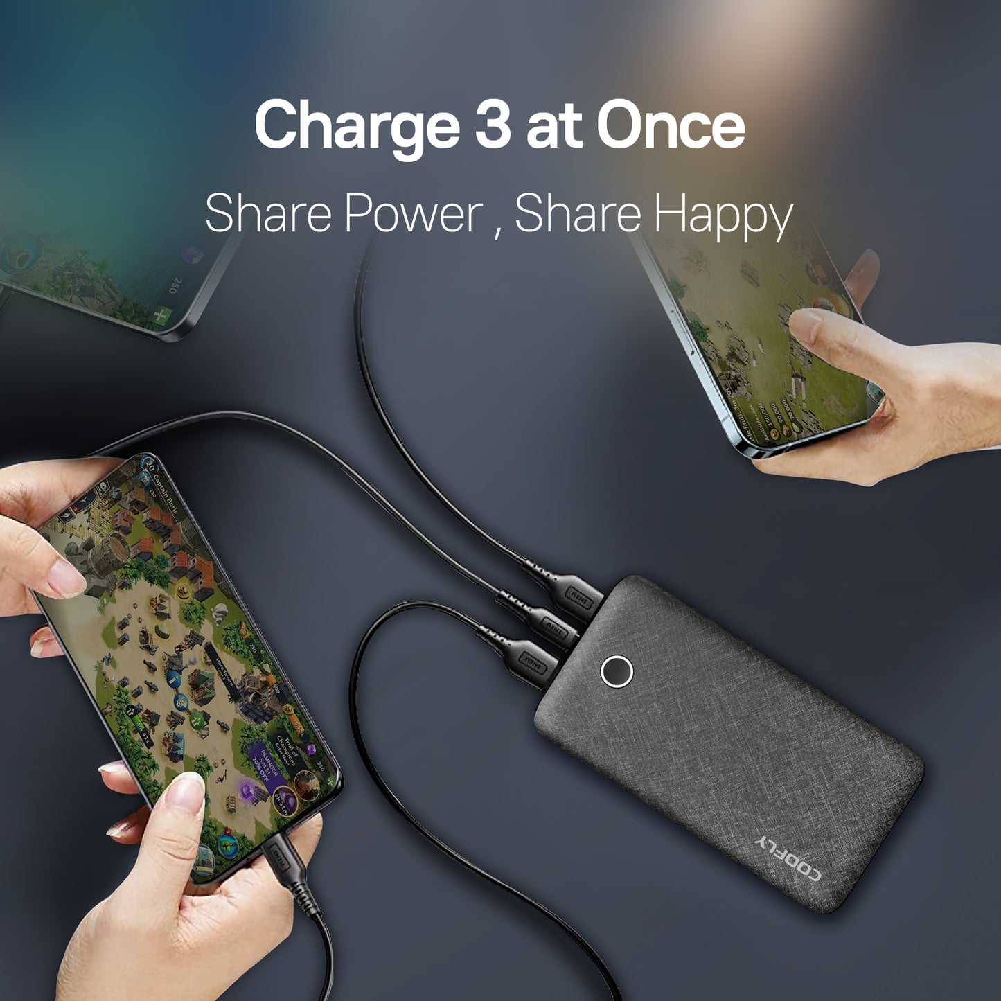 Portable Charger, 20000mAh Power Bank with USB C in&Out 20W High-Speed Recharging Battery Pack Compatible with iPhone,Android etc