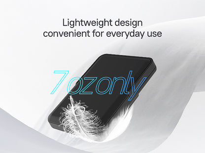 COOFLY Wireless Portable Charger with Stand, 5000mAh Magnetic Power Bank with Type-C Input/Output Ultra Slim Battery Pack for iPhone 16/15/14/13/12 Series