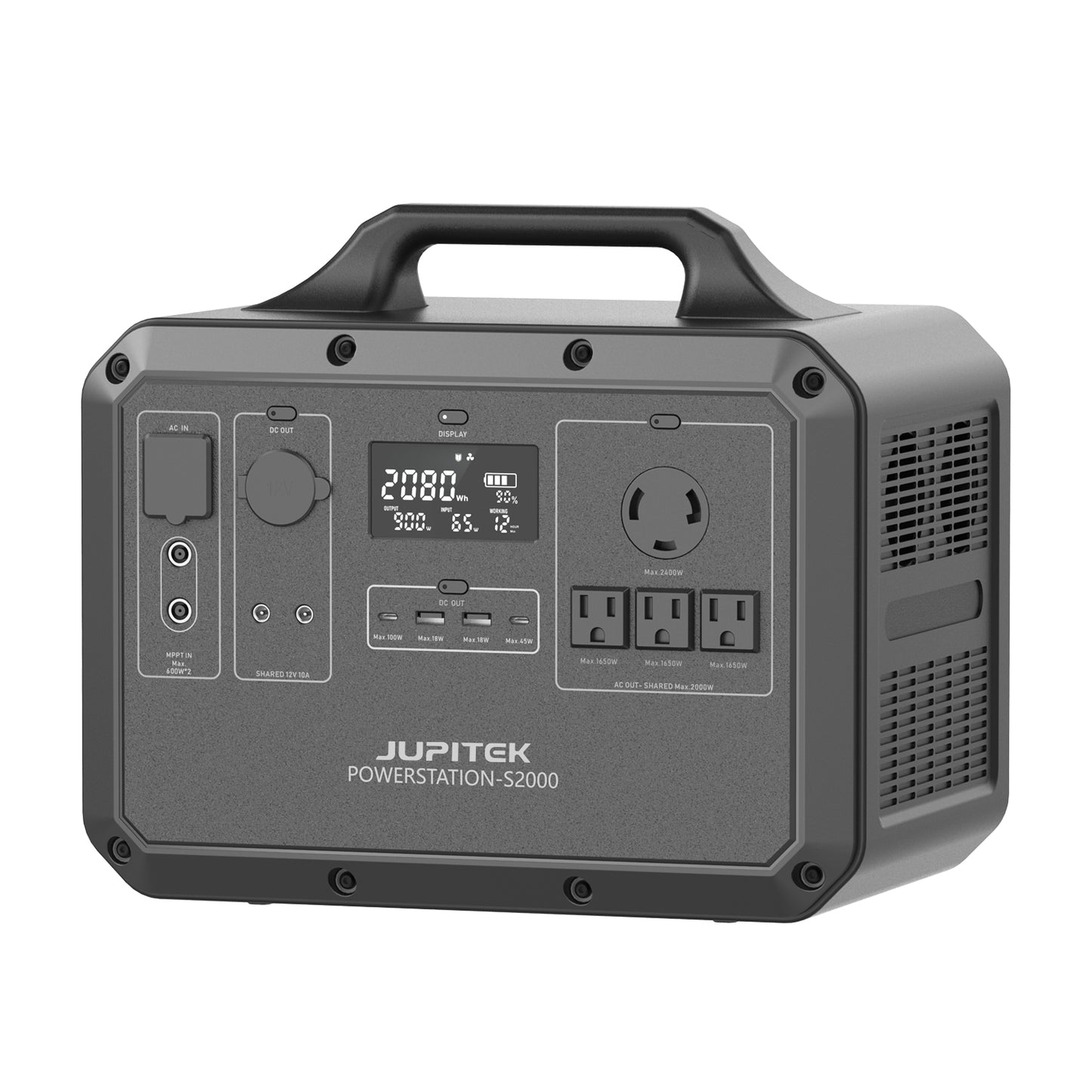 JUPITEK S2000F Portable Power Station | 2,000W 2,240Wh
